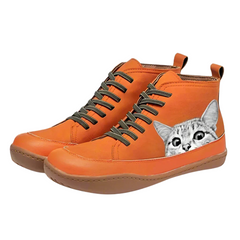 CatBoots™ - Botines de piel