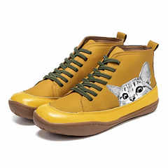 CatBoots™ - Botines de piel