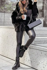 Carla™ - Abrigo de piel con capucha para el invierno