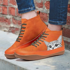 CatBoots™ - Botines de piel