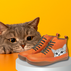 CatBoots™ - Botines de piel