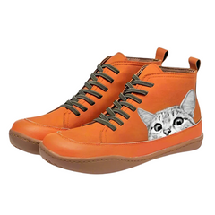 CatBoots™ - Botines de piel 