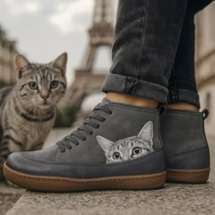 CatBoots™ - Bottines en cuir