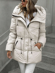 Élodie™ - Abrigo de invierno con capucha